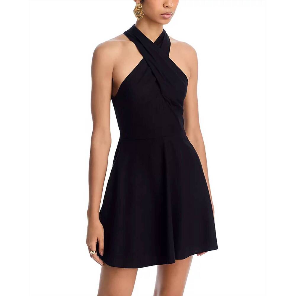 NEW STEVE MADDEN kosta mini dress in black
